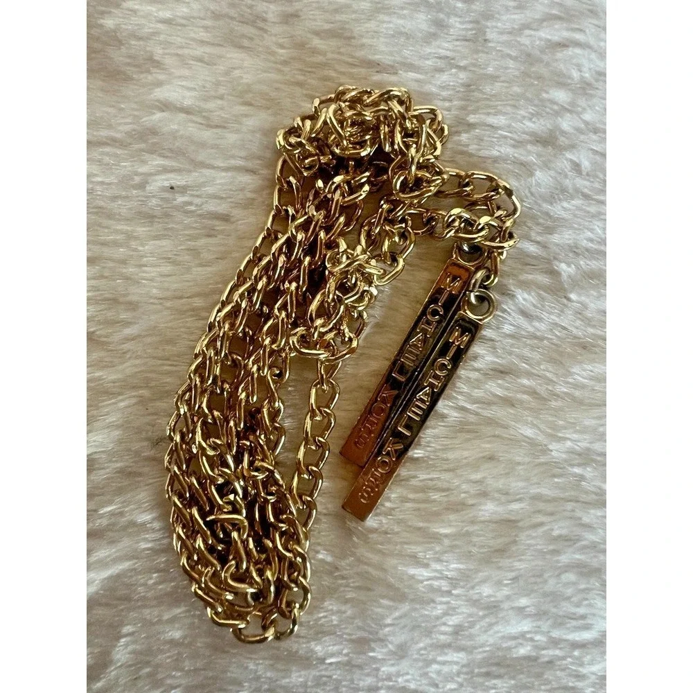Michael Kors Necklace MK Gold Curb Link 30